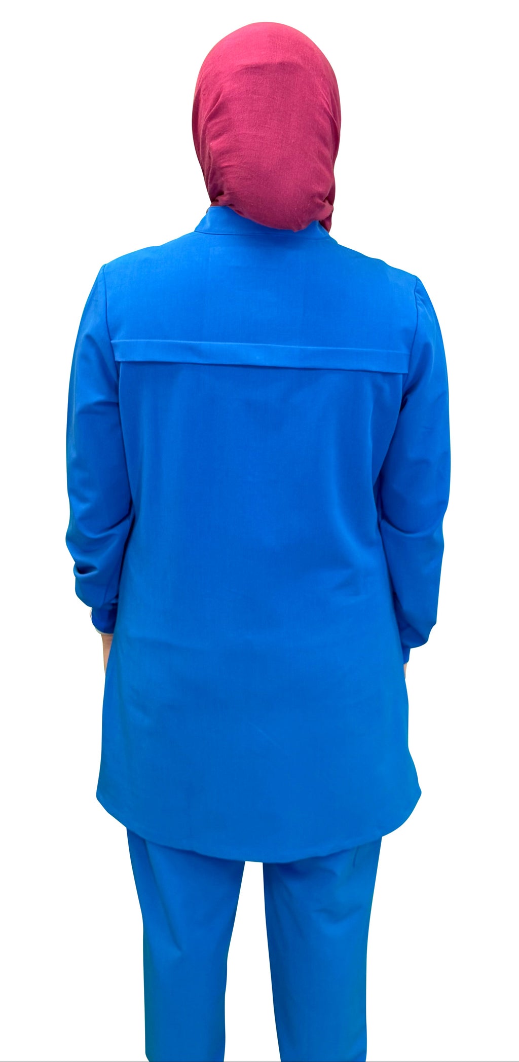 Classic Modest Scrub Top- Royal Blue